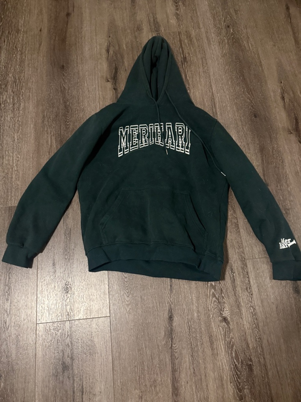Dark Green Pullover Hoodie